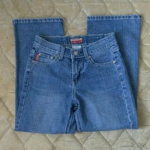 Girls Liquid  Blue Jeans Size 12